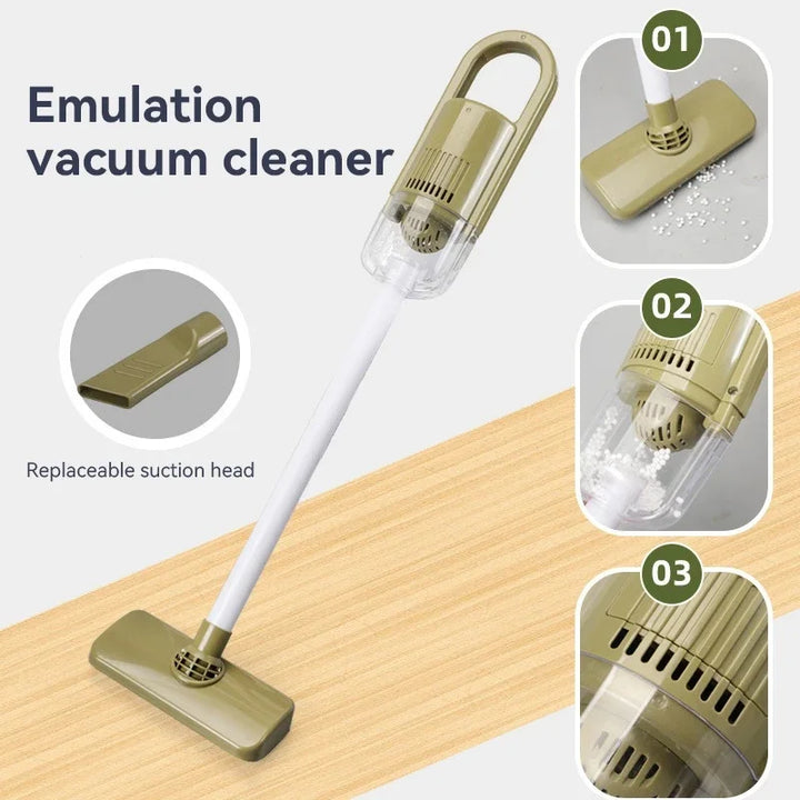 Kids Pretend Play Cleaning Set - Broom &amp; Vacuum Toy for Boys and Girls, 23-Piece Sanitation Fun