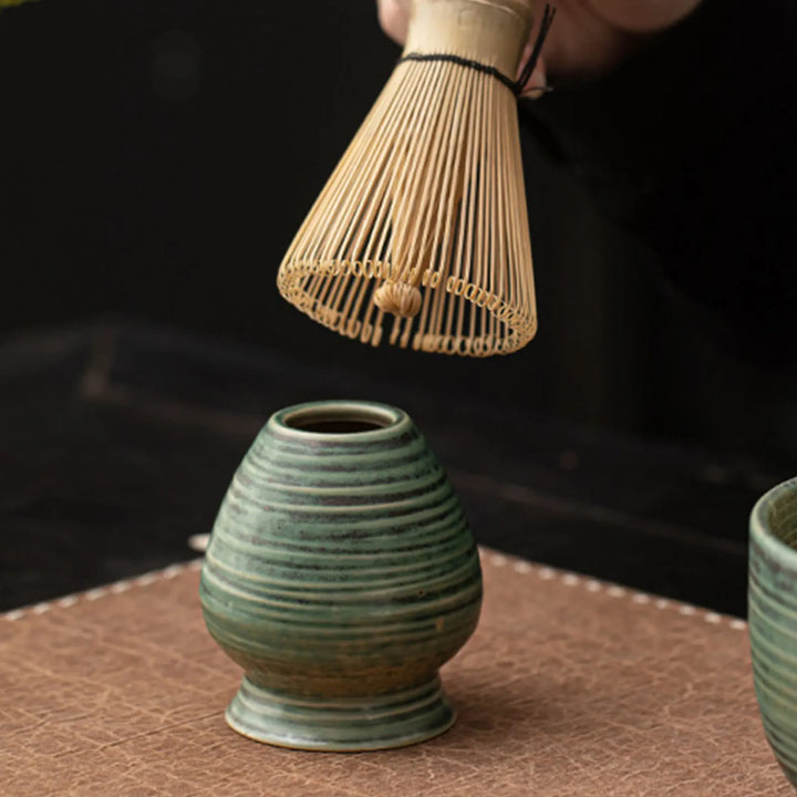 Matcha Whisk Holder Ceramic Chasen Stand Home Teaware