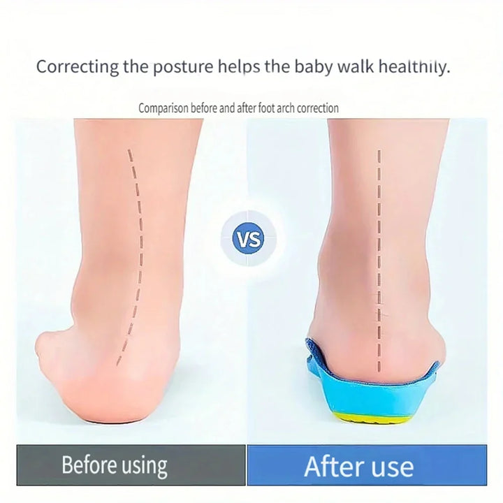 Kids Orthotic Insoles High Arch Support Sports Comfort Plantar Fascia Insole