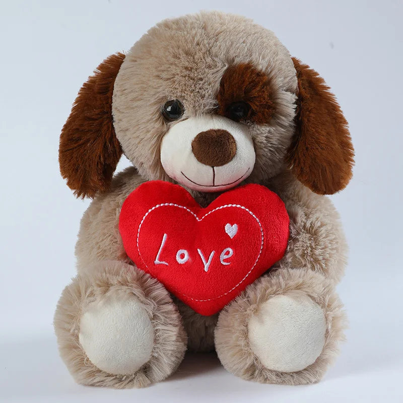 Teddy Bear Plush Toy Heart Hug Gift 2026 Valentine Gift For Kids Huggable Bear Soft Plush