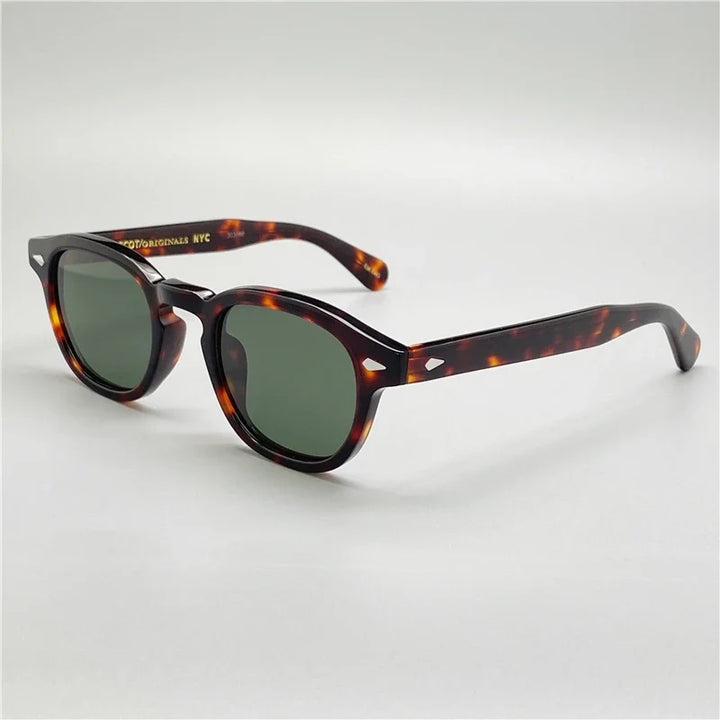 Polarized Sunglasses Vintage Round Acetate Frame Summer 2026 Driving Glare Reduction Gift Idea