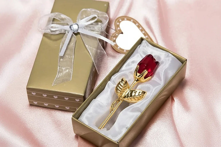 Rose Figurine Gift For Valentine&