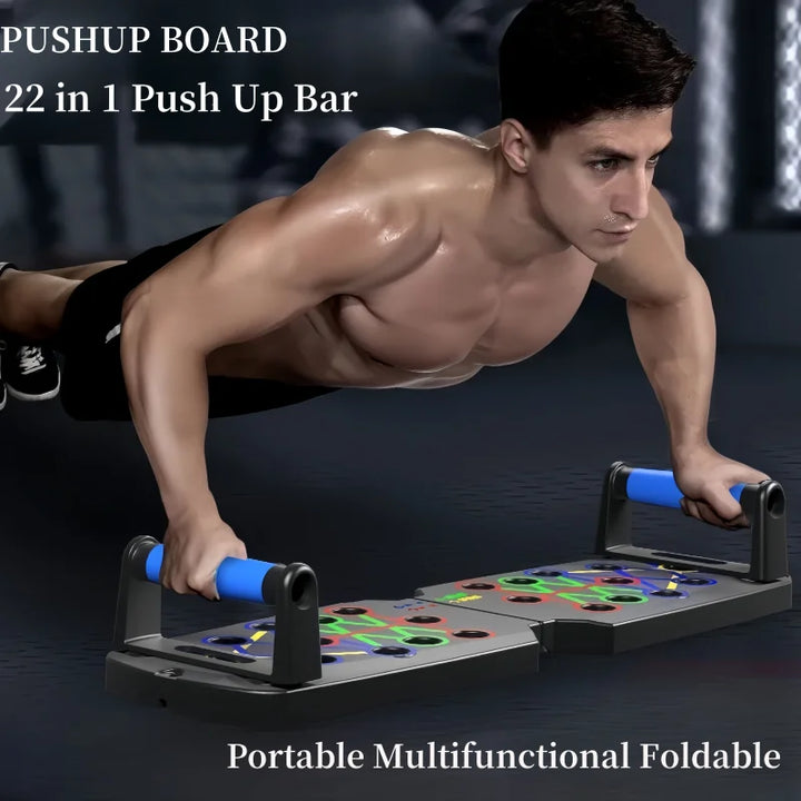 Push Up Board Foldable 28 Modes Home Workout Trainer