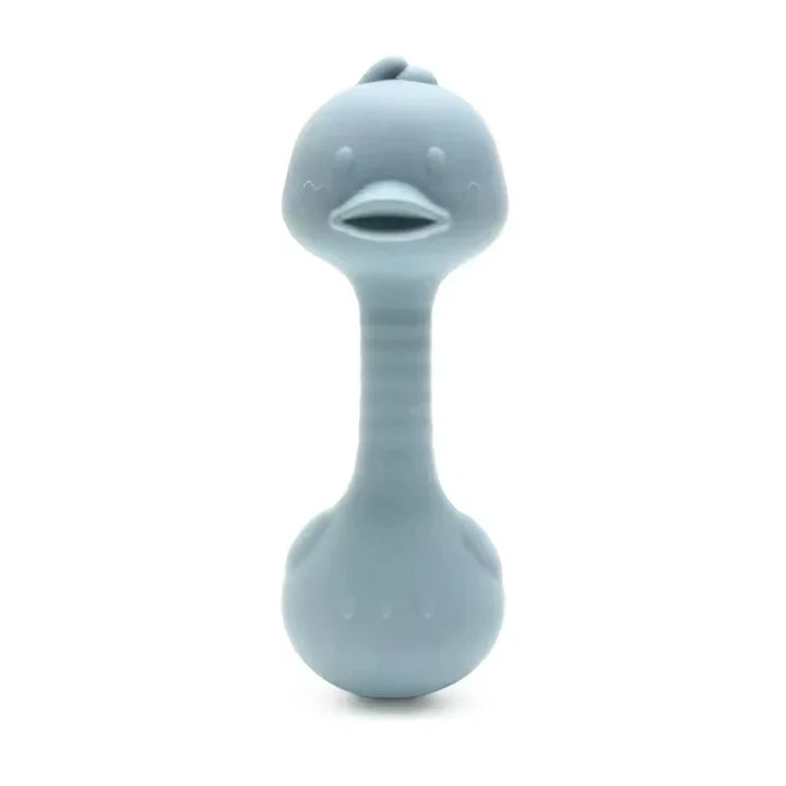 Silicone Rabbit Teether Rattle Newborn Sensory Toys