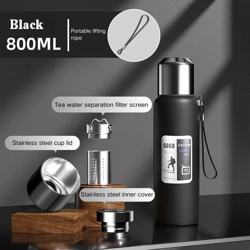 Insulated Water Bottle Stainless Steel Thermos Travel Mug For Outdoors Eco Friendly Gift 2026 Summer