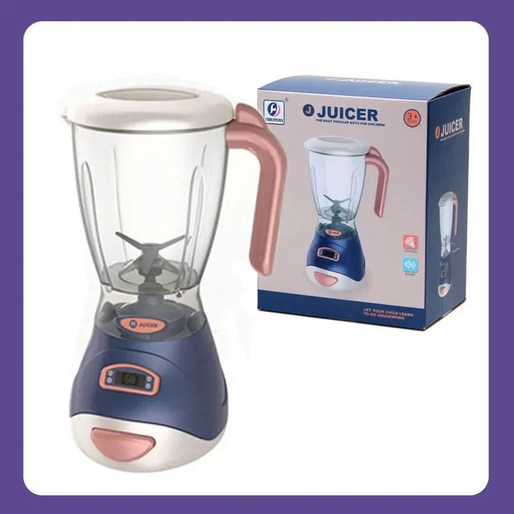 Pretend Kitchen Playset - Electric Vacuum, Juicer, Washing Machine &amp; Water Sweeper Toys for Kids