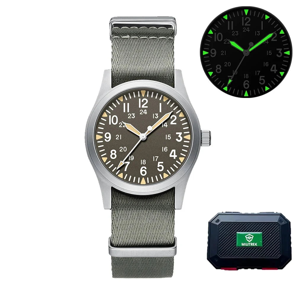 Military Quartz Field Watch 37mm Sapphire Fall 2025