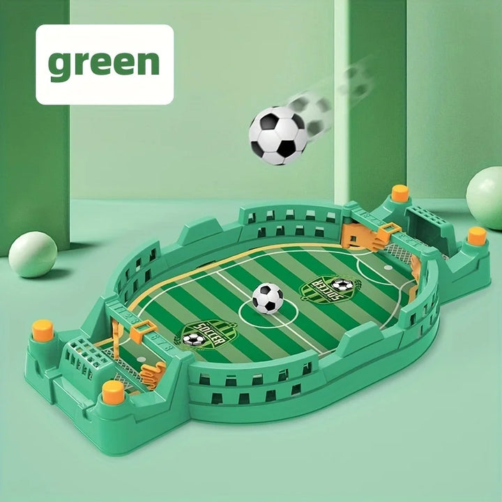 Interactive Soccer Game for Kids -2-Player Tabletop Fun, Parent-Child Activity, Portable Puzzle Game in Blue/Green