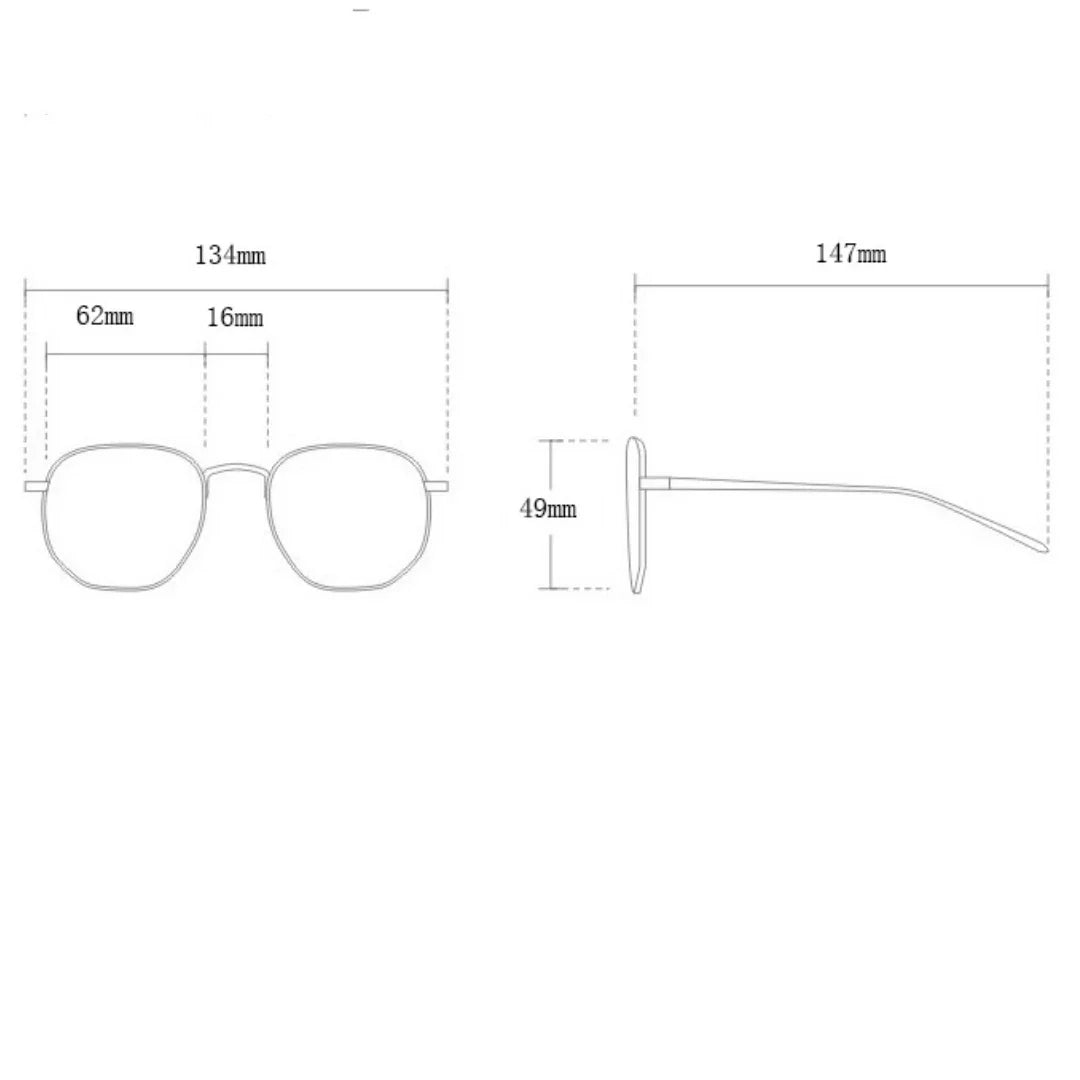 Blue Light Blocking Glasses Big Frame Eyewear Summer 2026 Trend Ultra Light Alloy Frame All Day Comfort