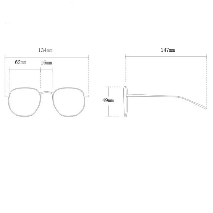 Blue Light Blocking Glasses Big Frame Eyewear Summer 2026 Trend Ultra Light Alloy Frame All Day Comfort