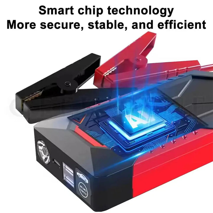 Car Jump Starter Power Bank 18000mAh 1200A Peak Emergency Booster for 12V Vehicles Fall 2025 Road Trip Safety