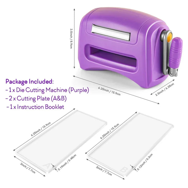 Die Cutting Machine Mini Manual Hand Crank Craft Tool