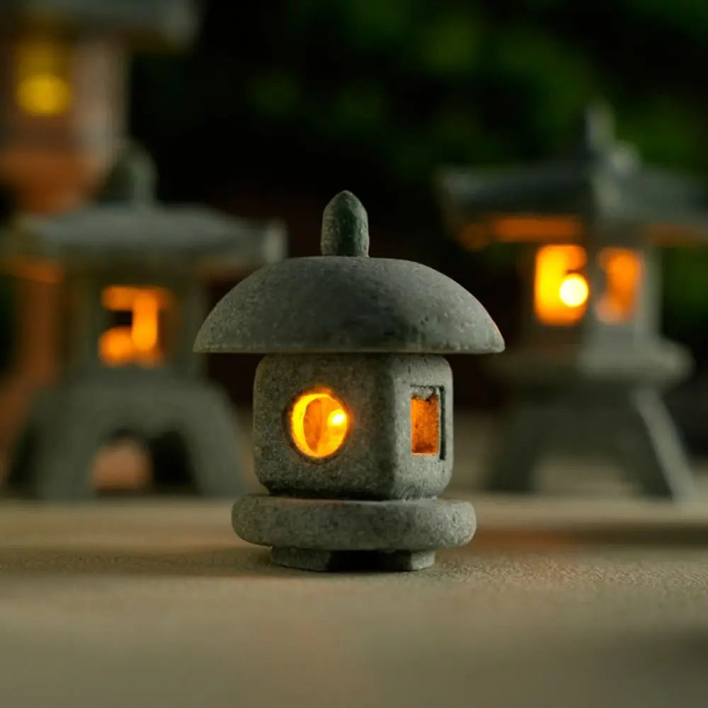 Pagoda Lantern Garden Statue Zen Yard Light Miniature Lamp for Micro Landscape Decor Fall 2026 Trend