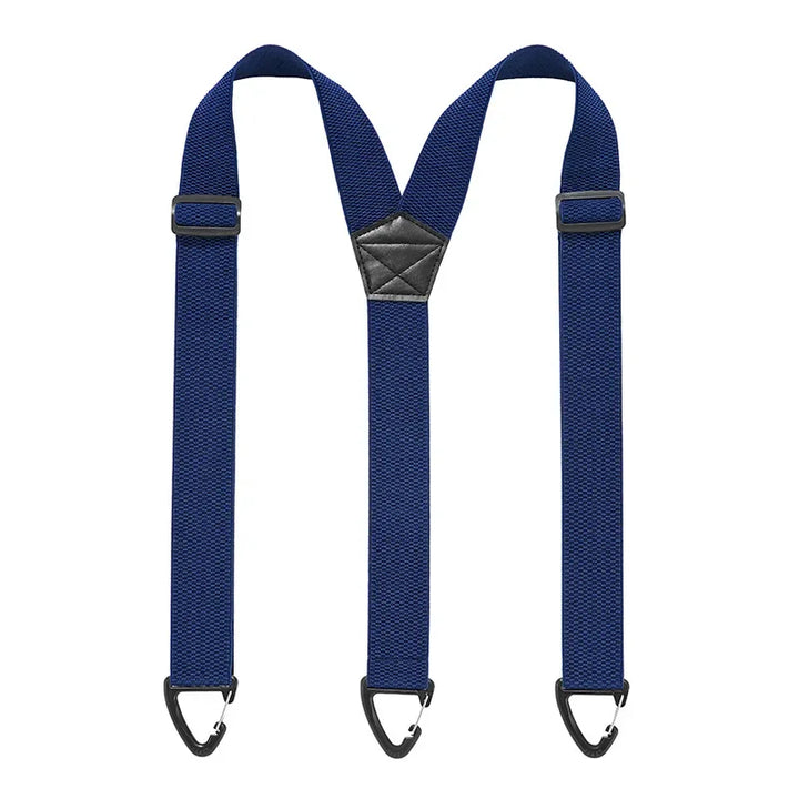 Suspenders Black 3.8cm Wide Y-Back Elastic Work Braces Fall 2026 With Plastic Gripper Clasps