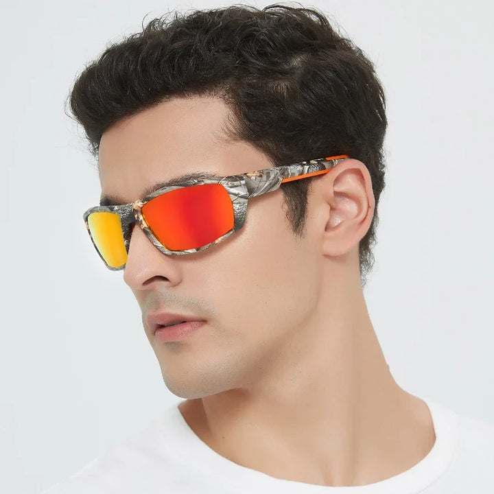 Sunglasses Sport Style Vintage Pattern Eyewear Driving Fishing Cycling Mountaineering Includes Case Summer 2026