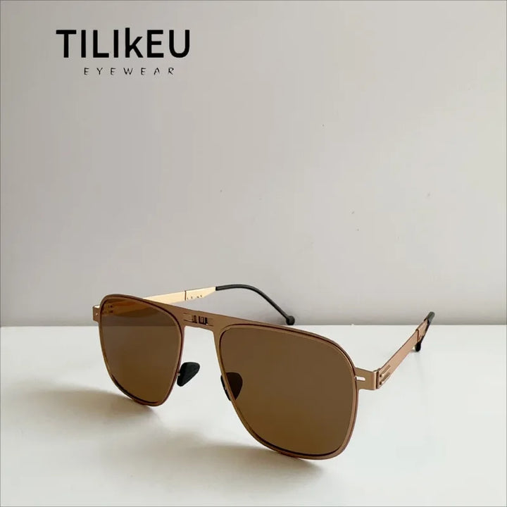 Sunglasses Polarized Pilot Style Foldable Steel Frame UV400 Protection for Driving and Fishing Summer 2026