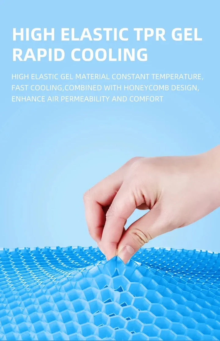 Honeycomb Gel Seat Cushion – Pressure Relief for Tailbone Back Pain, Office Chair Wheelchair Car 2026