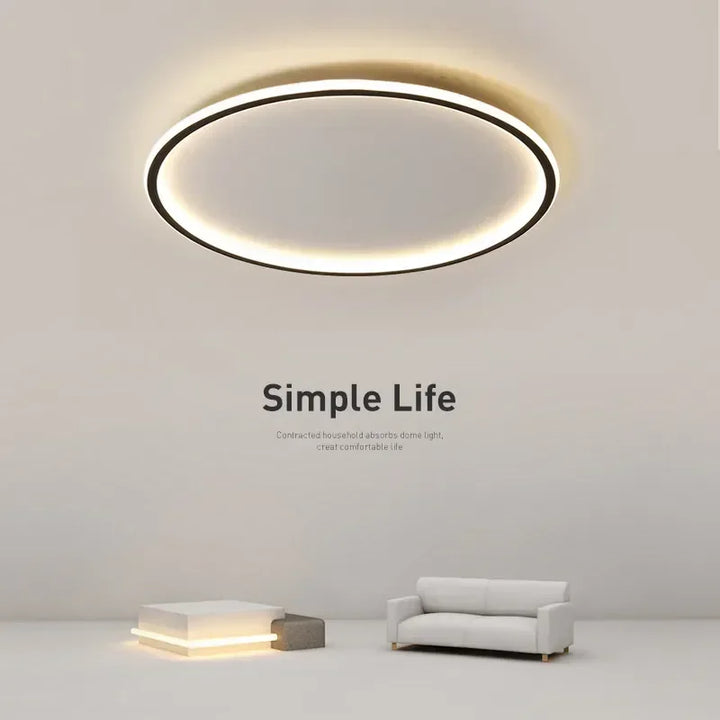 LED Ceiling Light Nordic Minimalist Circular with Remote Control Energy Efficient Home Decor TikTok Viral Fall 2026