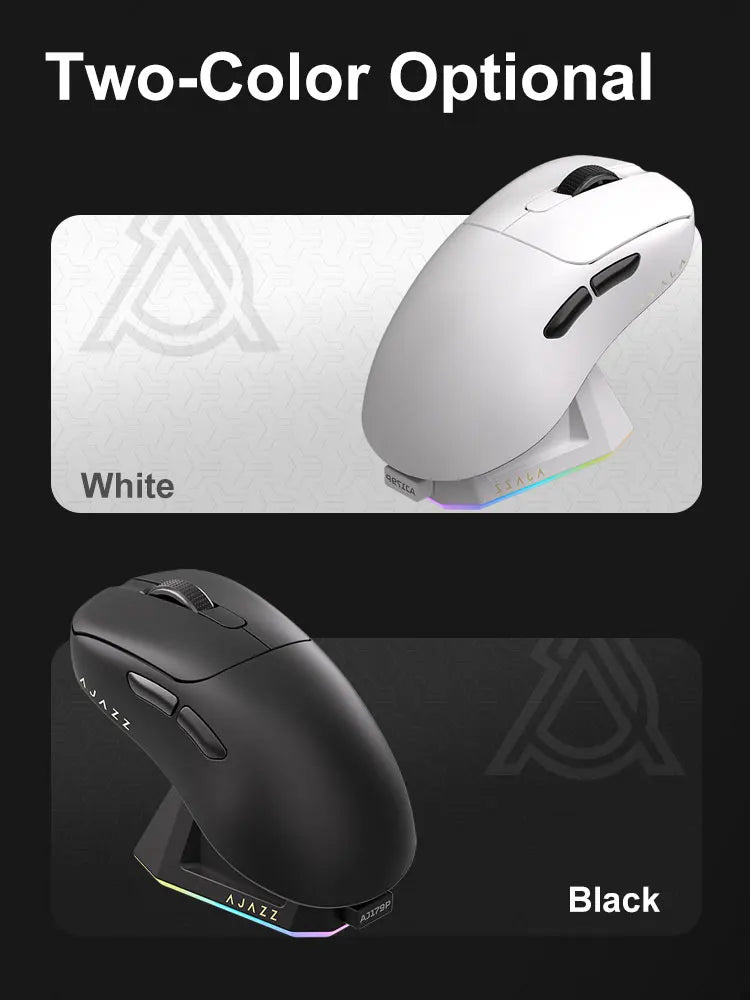 Gaming Mouse Magnetic Charging Ergonomic Lightweight Wireless