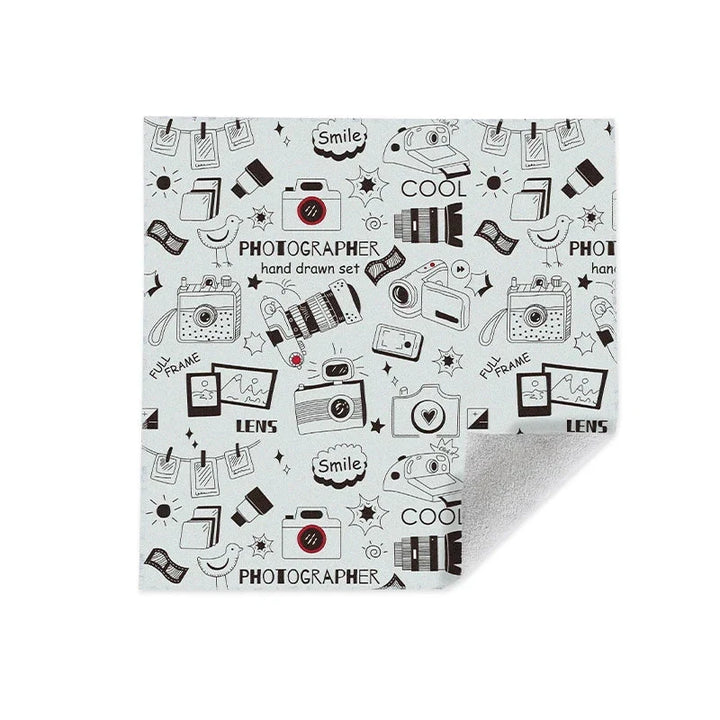 Magic Cloth Makeup Bag - Portable Camera Lens Wrapping Storage, Self-adhesive Organizing Bag