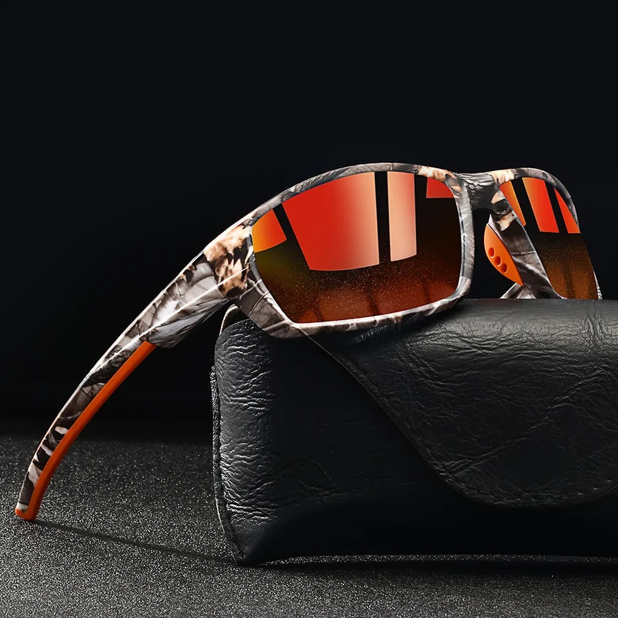 Sunglasses Sport Style Vintage Pattern Eyewear Driving Fishing Cycling Mountaineering Includes Case Summer 2026