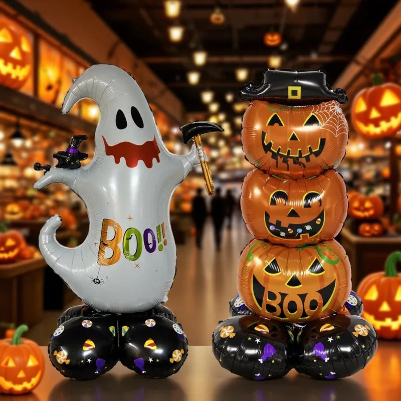 Halloween Balloons Giant Foil Standee Party Decor 2025