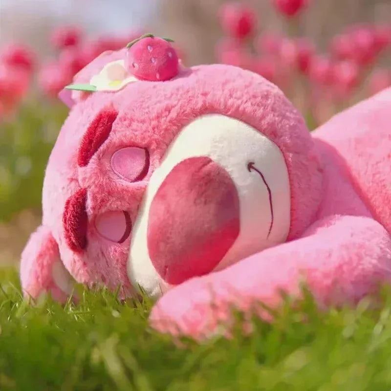 Lotso Plush Strawberry Bear Pillow - 90cm Stuffed Toy, A Sweet Valentine&