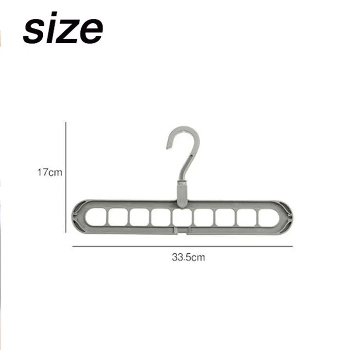Multi-Function 360 Rotating Hanger - Home Organizers for Clothes, Scarves &amp; Shawls