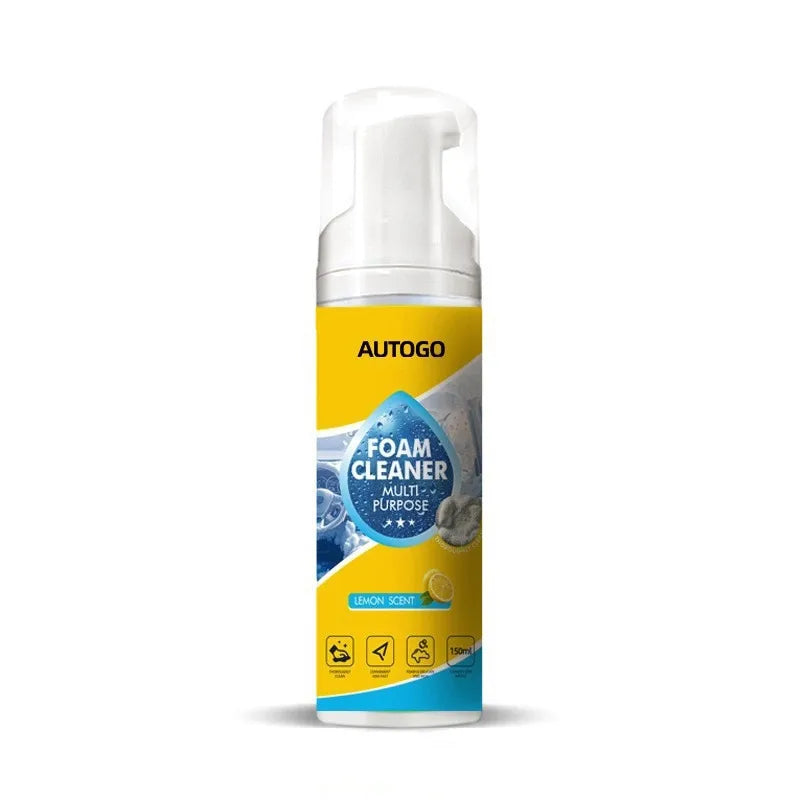 Foam Cleaner 4-In-1 Enzyme 150ml All-Purpose Cleaning Spray Spring 2026 No Rinse Car Interior and Kitchen Lemon Scent