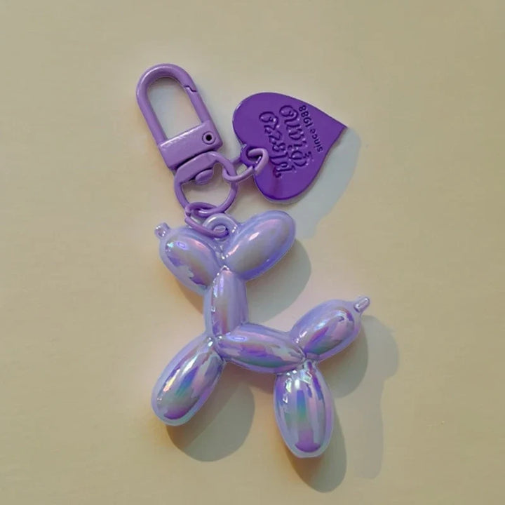 Balloon Dog Keychain Resin Cute Bag Pendant Fall 2025 Gift