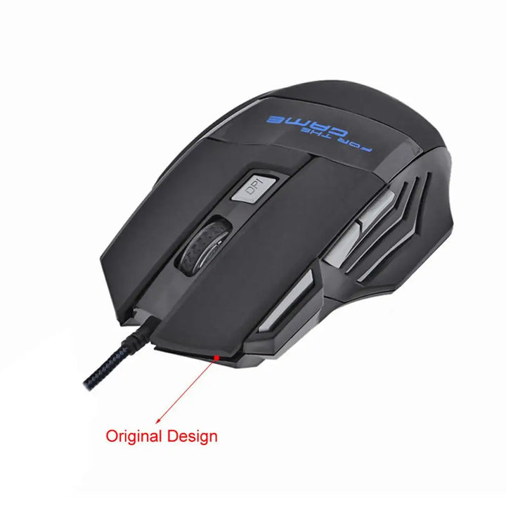 Usb Wired Gaming Mouse 7 Button Backlit Ergonomic Comfort