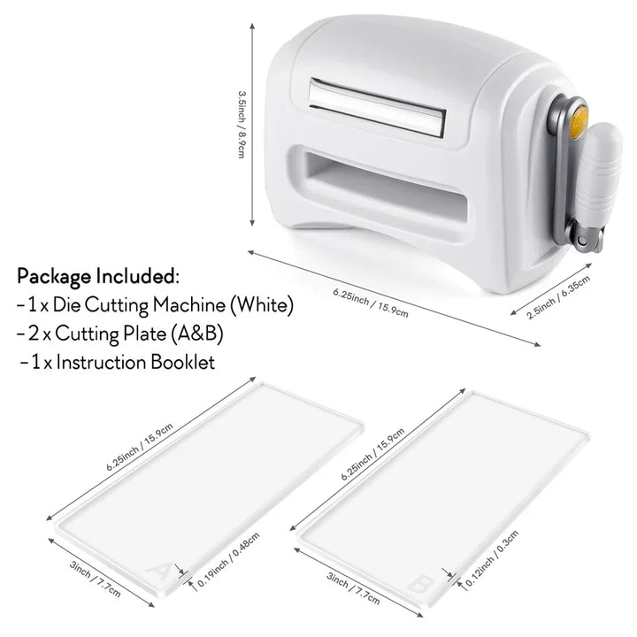 Die Cutting Machine Mini Manual Hand Crank Craft Tool