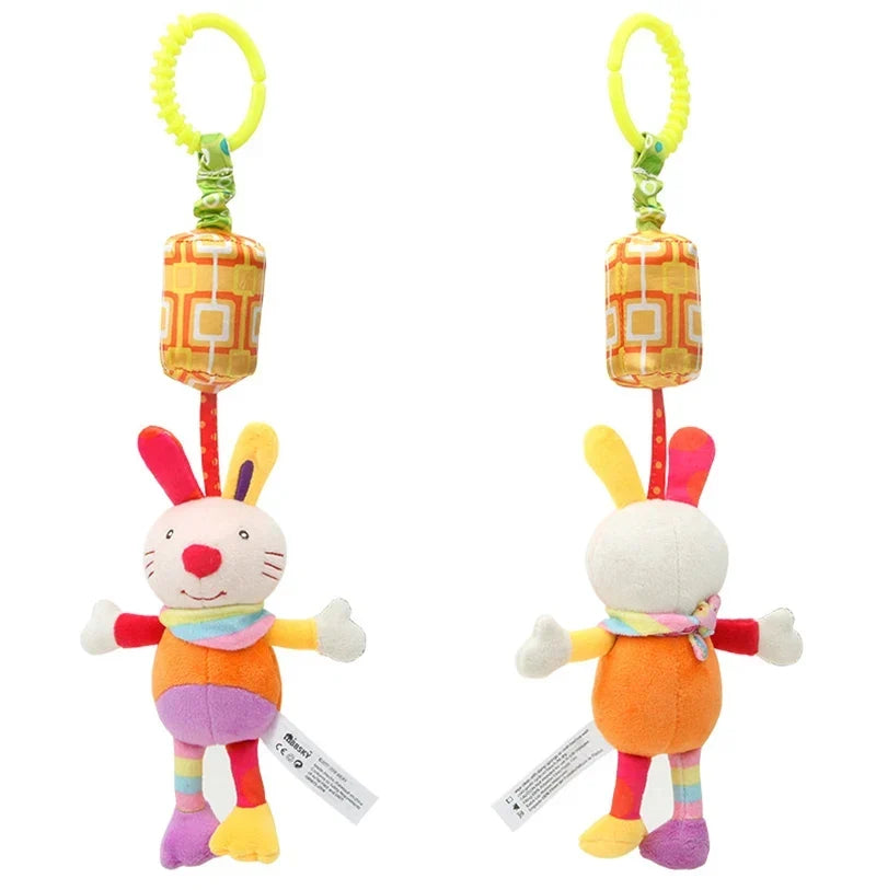 Baby Rattle Hanging Plush Toy Newborn Sensory Toys Gift