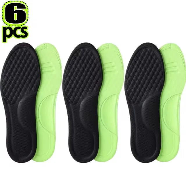 Memory Foam Orthopaedic Insoles 12 Pack Antibacterial Plantar Fascia Insole