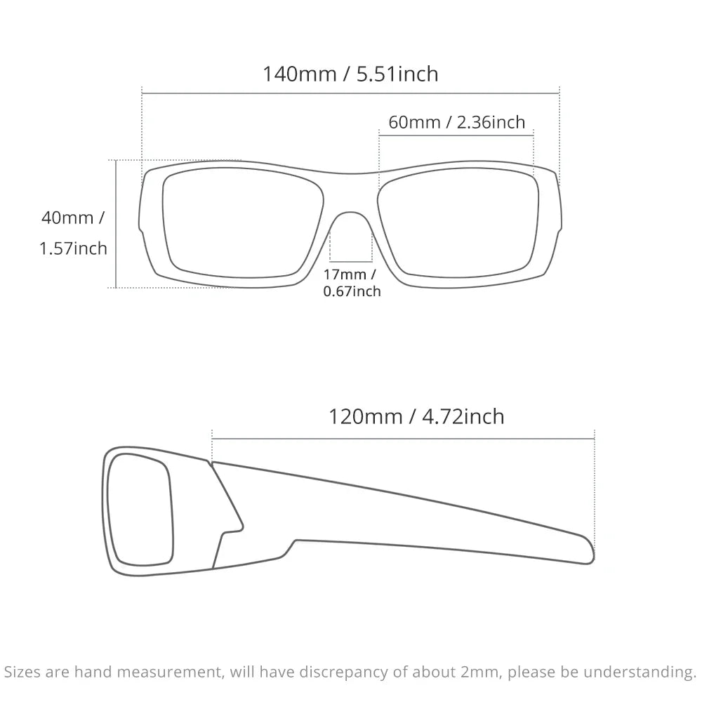 Photochromic Sunglasses All-Black Frame Fishing Sunglasses Summer 2026 Night Driving Comfort Case Included