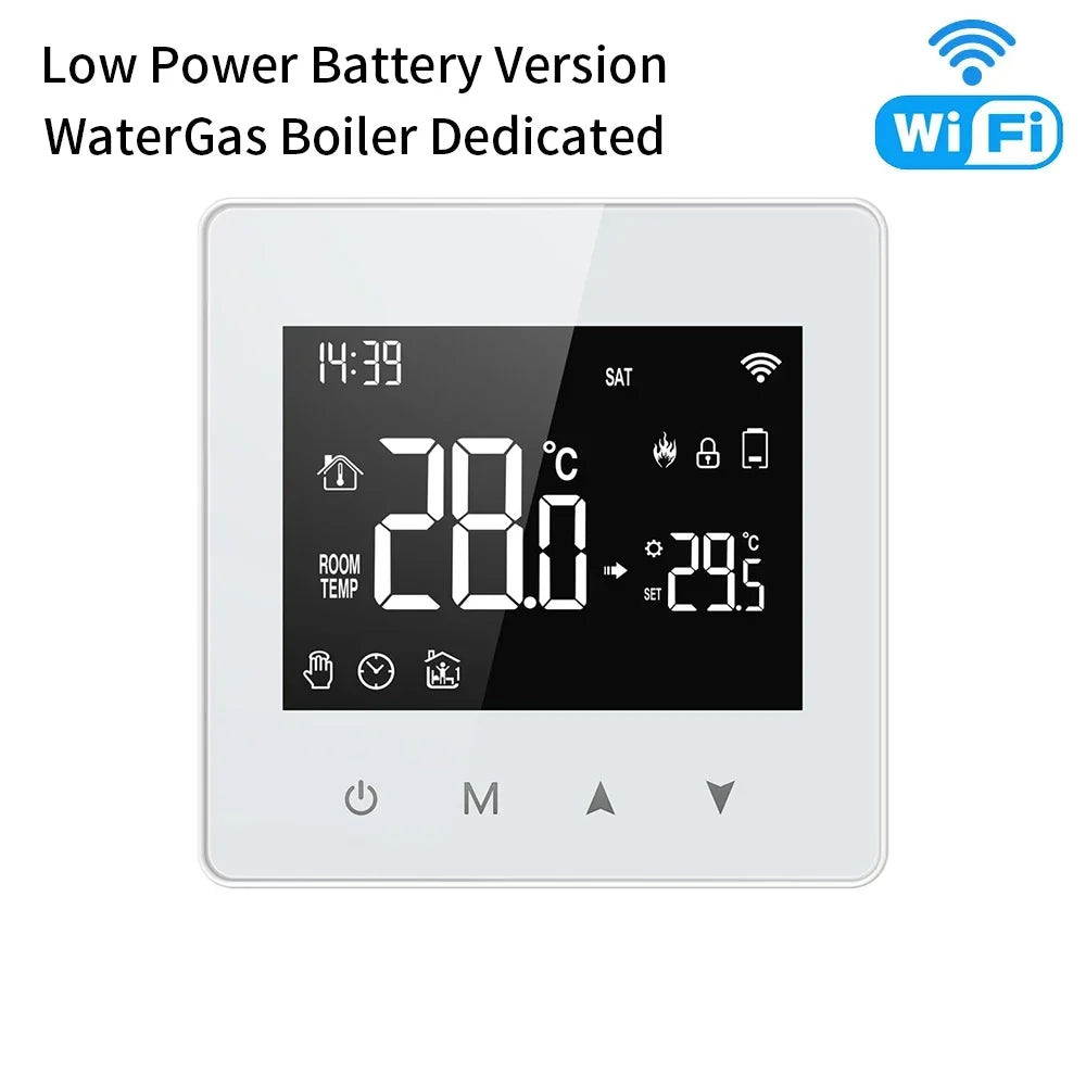 Smart Thermostat Fall 2025 - WiFi ZigBee Boiler Controller, Battery Powered, Alexa Google Home Compatible, Low Power