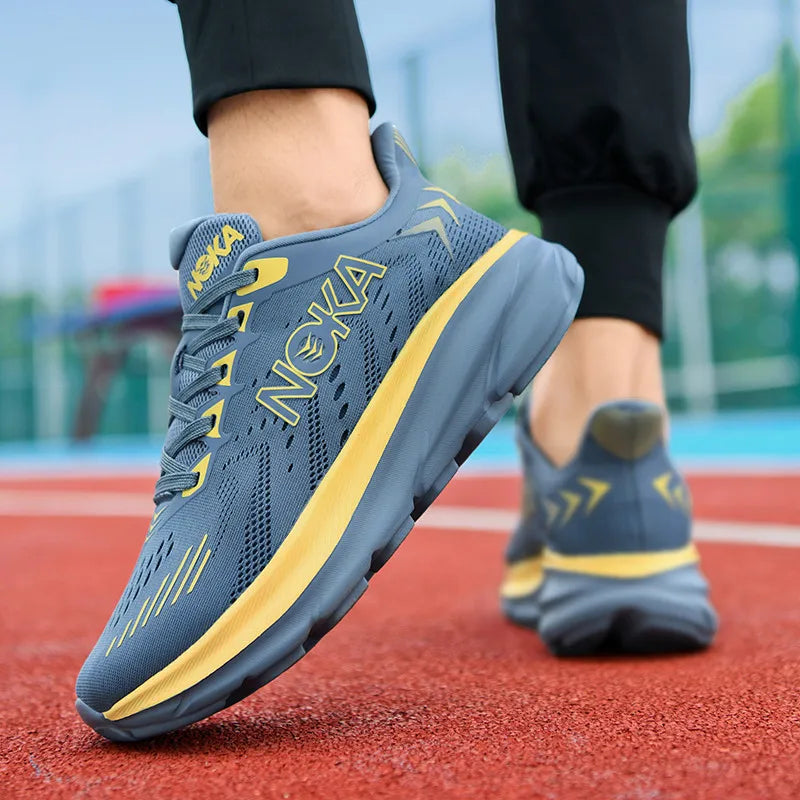 Lightweight Flyknit Racing Shoes for Men and Women, Breathable Cushioning, Best Marathon Running Shoes for Comfort and Performance