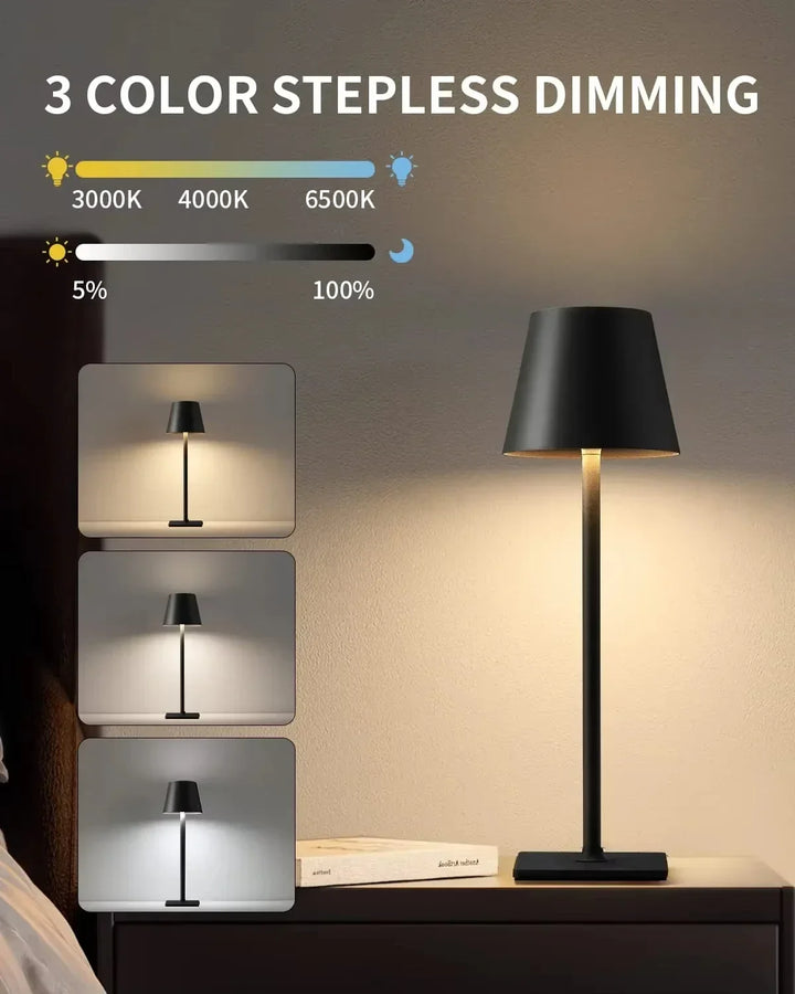 LED Table Lamp Touch Sensor Desk Night Light Ambient Bedside Light Fall 2026 Home Decor Trend
