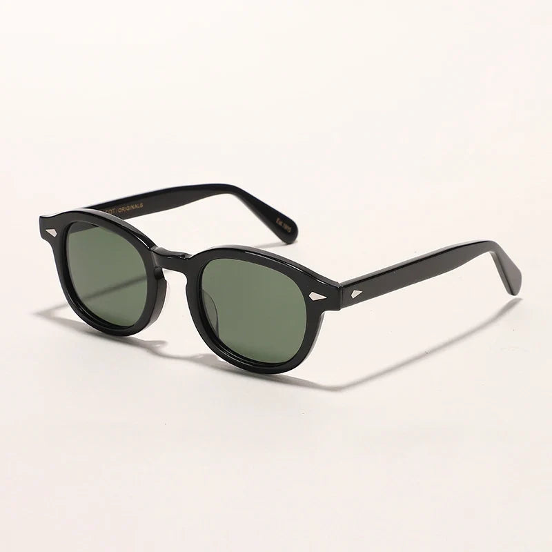 Polarized Sunglasses Vintage Round Acetate Frame Summer 2026 Driving Glare Reduction Gift Idea