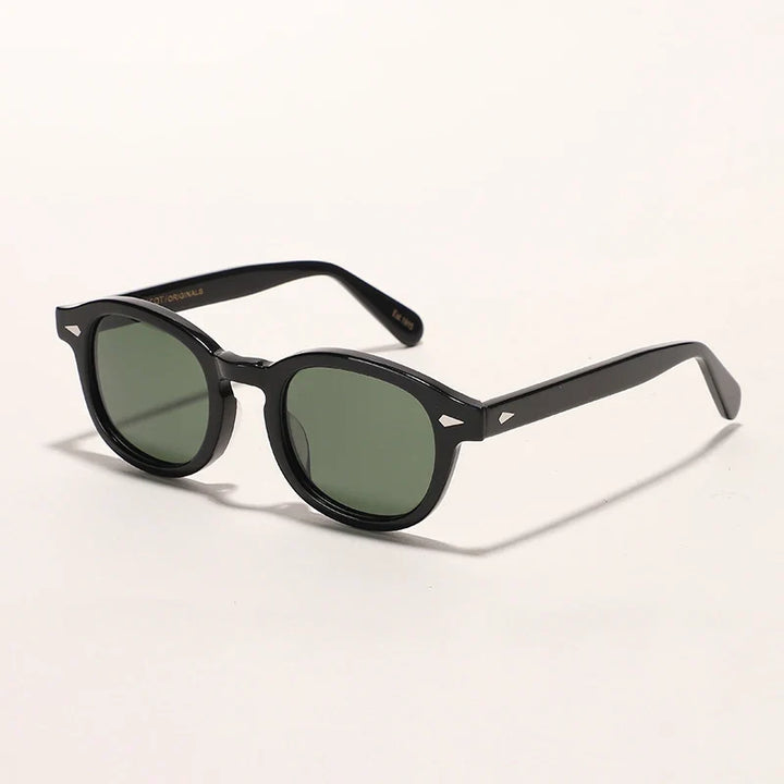 Polarized Sunglasses Vintage Round Acetate Frame Summer 2026 Driving Glare Reduction Gift Idea