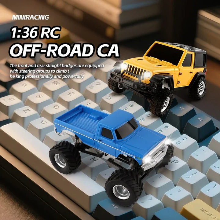 RC Car 1/36 4WD Off-Road Vehicle Light System RTR Hobby Model Fall 2025 Gift Idea
