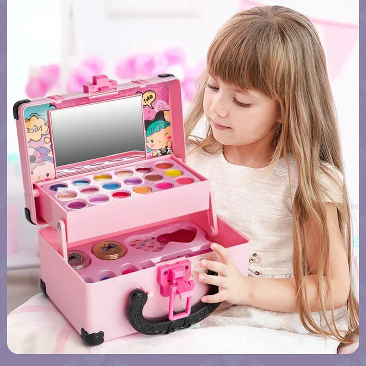 Kids Makeup Set Fun Princess Style Pretend Play Cosmetic Kit With Safe Non Toxic colours Gift Idea 2025