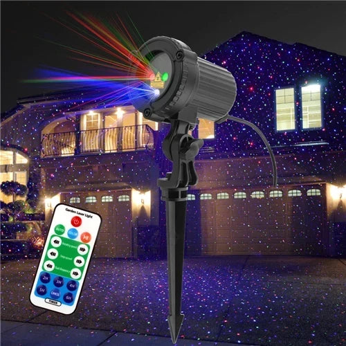 Christmas Laser Light Projector Waterproof Outdoor Garden