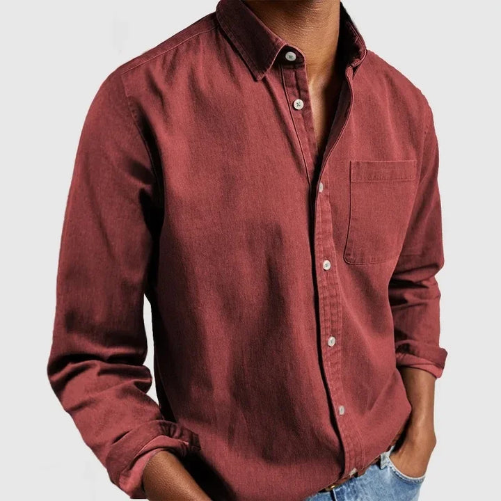 Turn Down Collar Casual Blouse Long Sleeve Tees Solid Button Cardigan Autumn