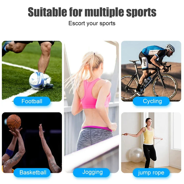Full Leg Compression Sleeve Long Knee Support for Cycling Hiking Basketball – Pair 2026