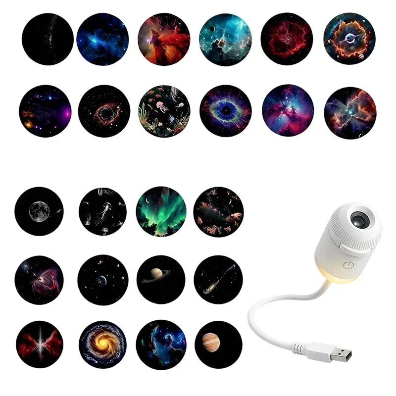 Galaxy Star Projector Night Light 2-in-1 Mood Lamp With Adjustable Brightness Viral Fall 2026 Gift