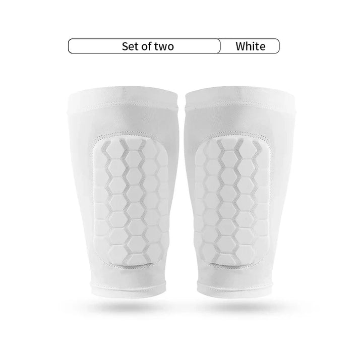 Football Shin Guard Sleeve Covers - Lightweight Elastic Protective Leg Sleeves for Men Women and Teens