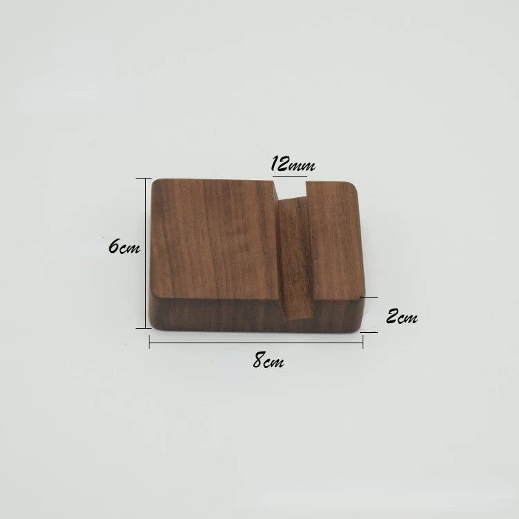 Universal Solid Wood Desk Stand Holder for Mobile Phones &amp; Tablets - Home Accessories