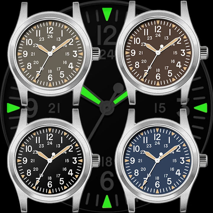 Military Quartz Field Watch 37mm Sapphire Fall 2025