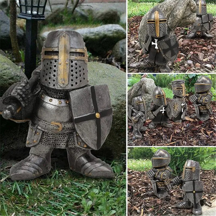 Knight Garden Statue Set Medieval Garden Decor Gnomes Collection Autumn 2026 Trend